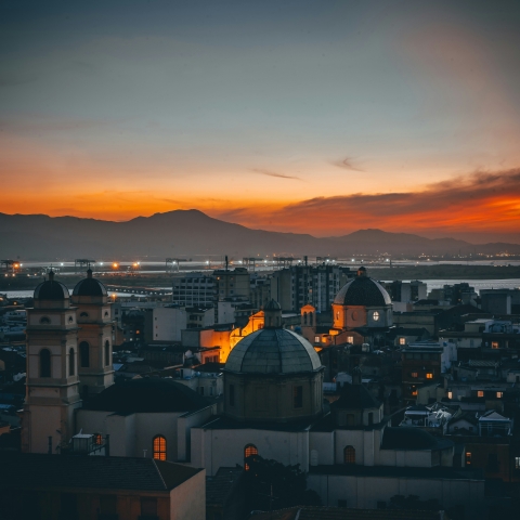 Cagliari tramonto