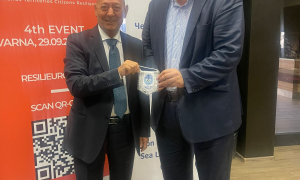 Atanas Stoilov (Presidente Direttivo dell’Unione bulgara del Mar Nero), PresidenteASEL_RodolfoCancedda.jpg